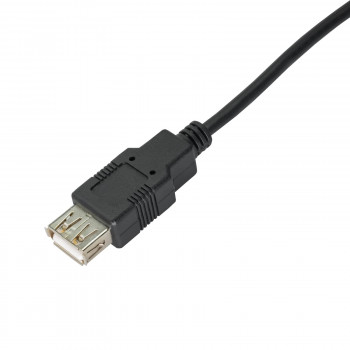 Akyga AK-USB-19 USB 2.0 -jatkokaapeli USB-A (M) - USB-A (F), 3 m, musta