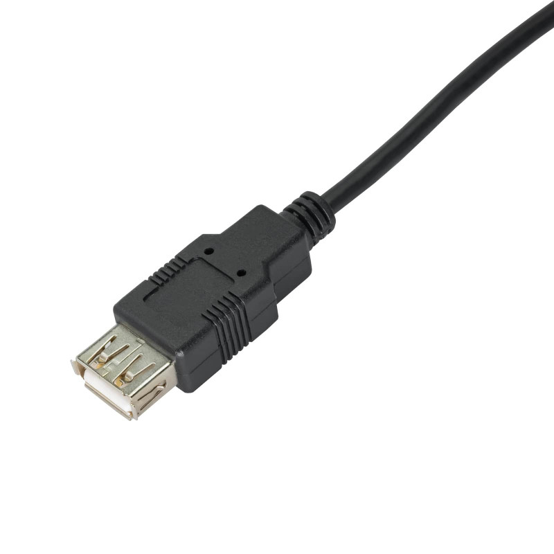 Akyga AK-USB-19 USB 2.0 -jatkokaapeli USB-A (M) - USB-A (F), 3 m, musta