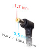 Akyga AK-ND-21 kannettavan tietokoneen virtalähde 19 V / 1,58 A, 30 W, 5,5 x 1,7 mm, 1,2 m, Acer