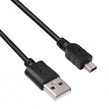 Akyga AK-USB-22 USB 2.0 -kaapeli USB-A (M) - Mini USB-B 5-pin (M), 1 m, musta