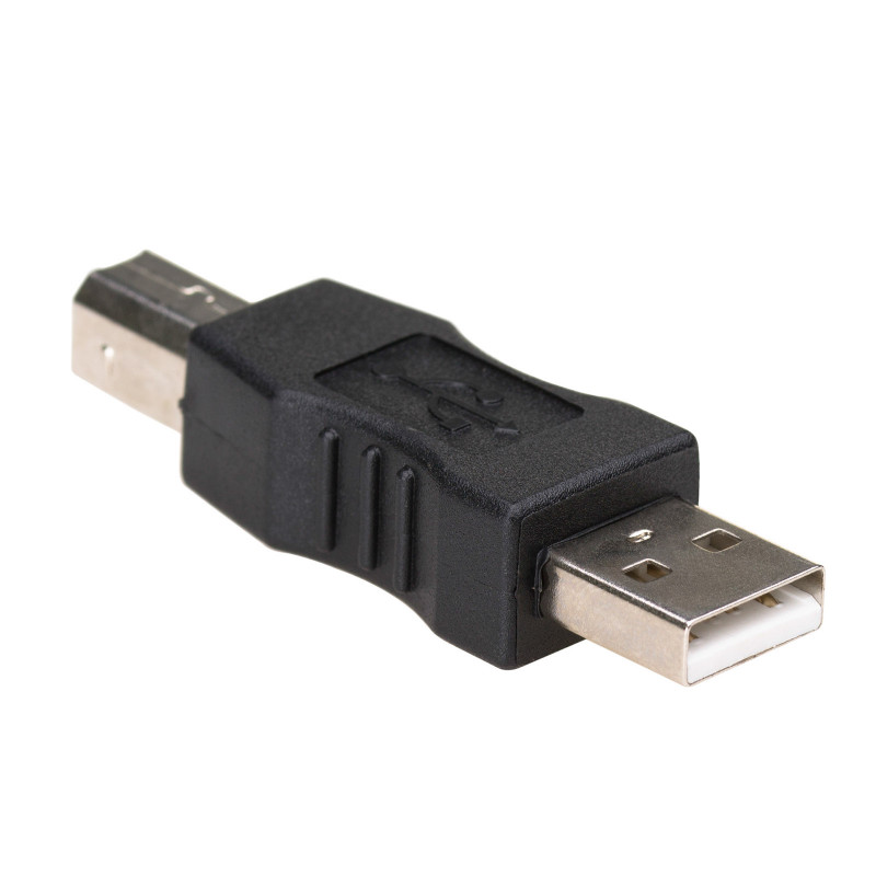 Akyga AK-AD-29 USB-A (M) - USB-B (M) -adapteri, musta