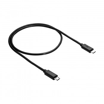 Akyga AK-USB-17 USB 2.0 -kaapeli Micro USB-B (M) - Micro USB-B (M), 0,6 m, musta