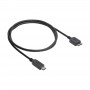 Akyga AK-USB-44 Micro-USB B (M) - USB-C (M) -kaapeli, USB 3.1, 1 m