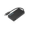 Akyga AK-AD-52 aktiivinen USB-C-keskitin, USB-C (M) - 4x USB-A (F), USB 3.1, 20 cm
