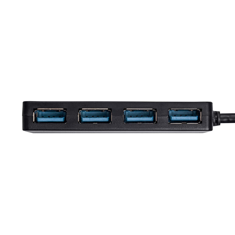 Akyga AK-AD-52 aktiivinen USB-C-keskitin, USB-C (M) - 4x USB-A (F), USB 3.1, 20 cm