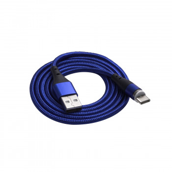 Akyga AK-USB-42 USB-A - USB-C -magneettikaapeli, USB 2.0, 1 m