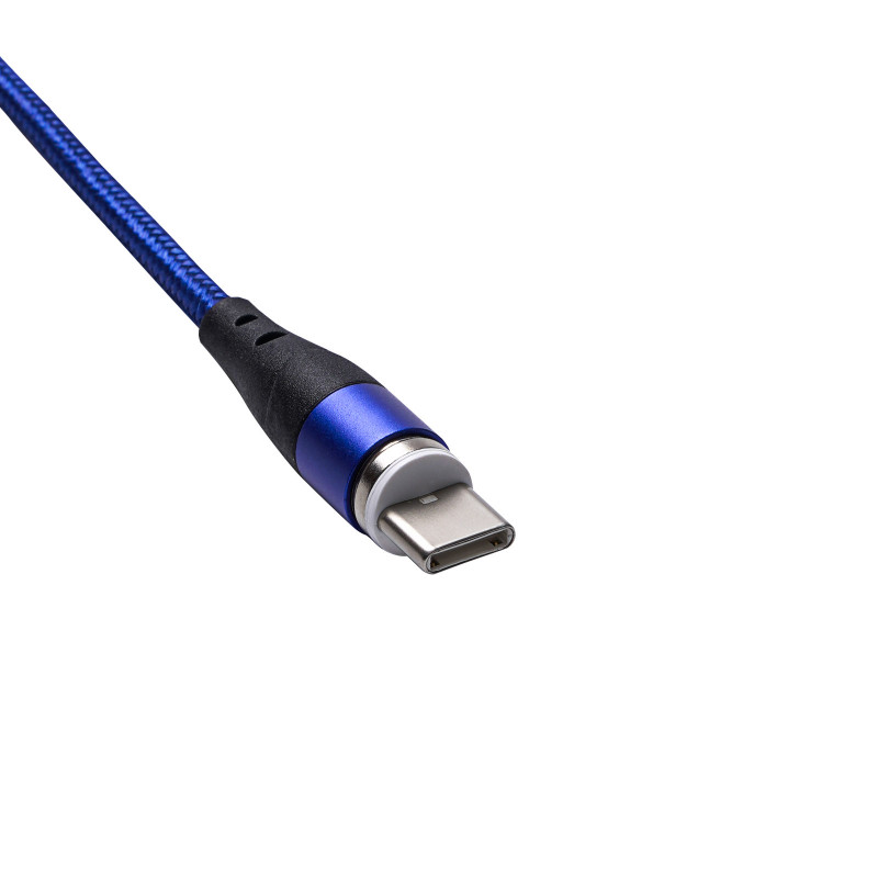 Akyga AK-USB-42 USB-A - USB-C magneettikaapeli, USB 2.0, 1 m