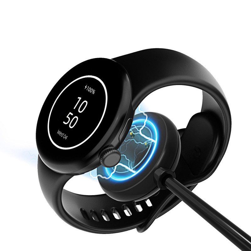 Akyga AK-SW-54 magneettinen latauskaapeli Google Pixel Watch 2 -kellolle, USB-A, 1 m