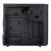 Akyga AK17BK Micro-ATX-tornikotelo, 2x USB 3.0, ilman virtalähdettä, musta