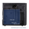 Akyga AK17BK Micro-ATX-tornikotelo, 2x USB 3.0, ilman virtalähdettä, musta