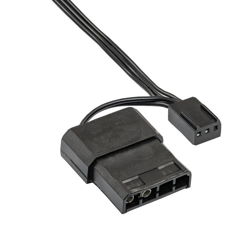Akyga AW-12E-BR 120 mm kotelotuuletin, 33 punaista LEDiä, Molex, musta