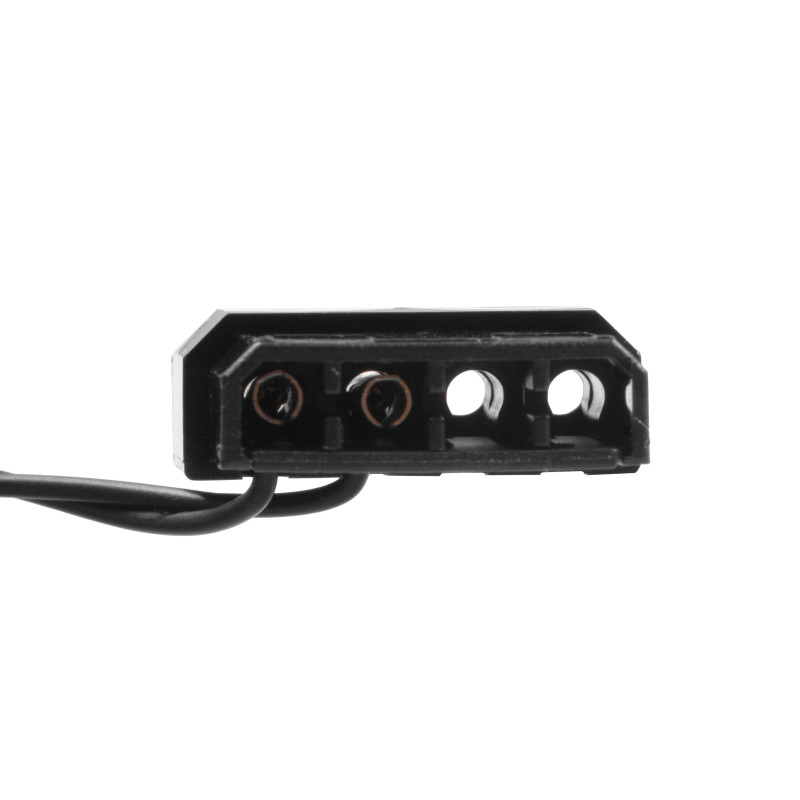 Akyga AW-12E-BG 120 mm kotelotuuletin, 33 vihreää LEDiä, Molex, musta