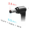 Akyga AK-ND-30 virtalähde 12 V, 5 A, 60 W, 5,5 x 2,5 mm, Mini-PC / LED, 1,2 m