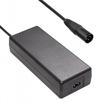 Akyga AK-EV-04 sähköpyörän laturi 48 V akuille, 54,6 V / 2 A, 110 W, XLR 3-pin pistoke, 1 m