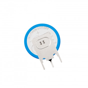 Akyga AKY1086 CR2032 PP3A litiumparisto 3 V 210 mAh, 3 nastaa, 4 mm jako (THT)