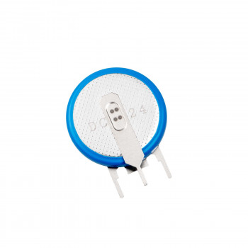 Akyga AKY1086 CR2032 PP3A litiumparisto 3 V 210 mAh, 3 nastaa, 4 mm jako (THT)