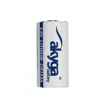 Akyga AKY1235 CR123A litiumparisto 3 V 1500 mAh, korkea lämpötila jopa 85 °C