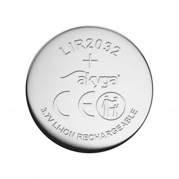 Akyga UltraCoin AKY1707 LIR2032 ladattava Li-Ion-nappiparisto 3,7 V 70 mAh