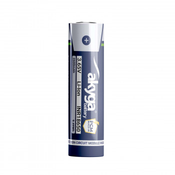 Akyga AKY2454 INR18650-26M Li-Ion-18650-akku 2600 mAh PCM-suojauksella