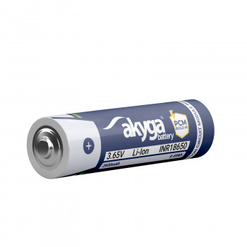Akyga AKY2454 INR18650-26M Li-Ion-18650-akku 2600 mAh PCM-suojauksella