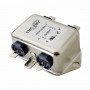 Akyga EN2010-1-F yksivaiheinen EMC-suodatin, 1 A, 120-250 V AC, 50/60 Hz, 6,3 mm lattaliitin