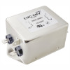 Akyga EN2080-12-F yksivaiheinen EMC-verkkosuodatin 12 A, 120–250 V AC, 50/60 Hz, 6,3 mm liitännät