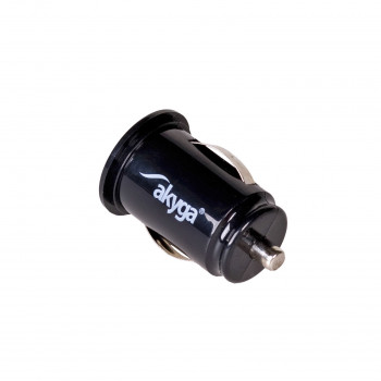 Autolaturi 12/24V Akyga AK-CH-02 10,5W 2x USB-A 5V / 2,1A musta