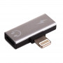 Akyga AK-AD-64 adapteri Lightning (uros) 2x Lightning (naaras), hopea