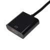 Akyga AK-AD-11 konverteri-adapteri kaapelilla DisplayPort uros HDMI naaras, 15 cm, musta