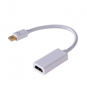 Akyga AK-AD-38 Mini DisplayPort (uros) HDMI (naaras) adapterikaapeli, 4K, 15 cm