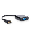 Akyga AK-AD-42 adapterikaapeli HDMI (uros) VGA (naaras), Full HD, 15 cm