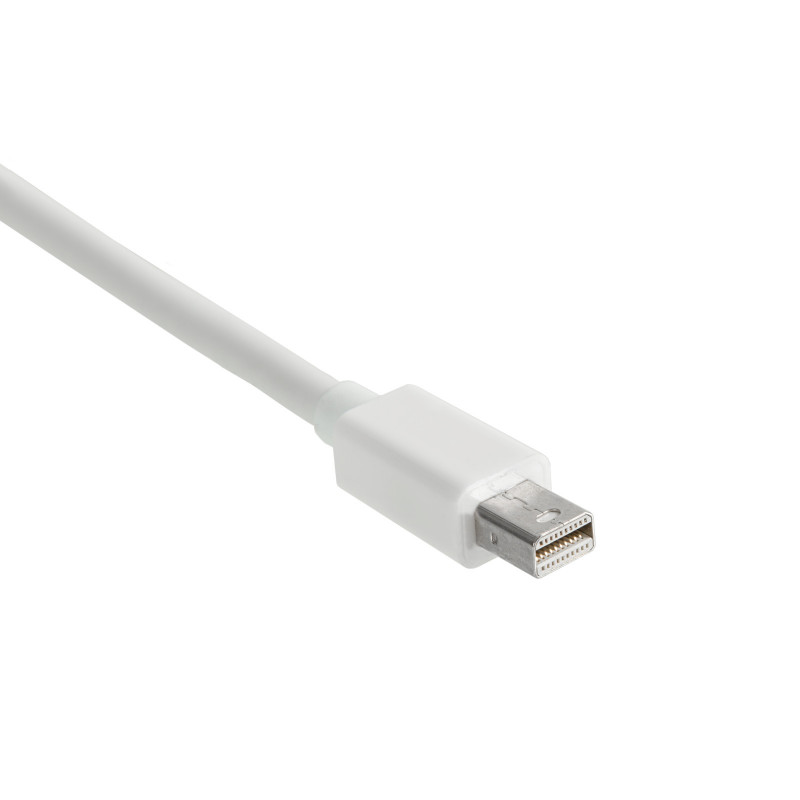 Akyga AK-AD-39 Mini DisplayPort (uros) VGA (naaras) adapterikaapeli, 15 cm, valkoinen