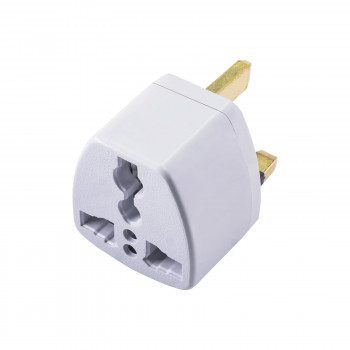 Akyga AK-AD-59 matkapistokeadapteri US / AU / EU UK, 250 V, 10 A, valkoinen