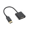 Akyga AK-AD-58 adapterikaapeli DisplayPort (uros) DVI-I 24+5 (naaras), 20 cm