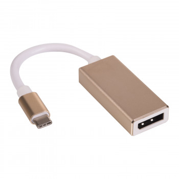Akyga AK-AD-56 adapterikaapeli USB-C (uros) DisplayPort, 15 cm