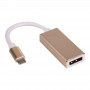 Akyga AK-AD-56 adapterikaapeli USB-C (uros) DisplayPort, 15 cm