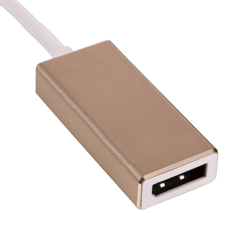 Akyga AK-AD-56 adapterikaapeli USB-C (uros) DisplayPort, 15 cm
