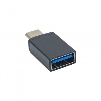 Akyga AK-AD-54 OTG-adapteri USB-C (uros) USB-A 3.0 (naaras), musta