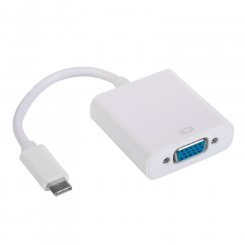 Akyga AK-AD-55 adapterikaapeli USB-C (uros) VGA (naaras), Full HD, 15 cm