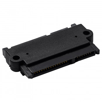 Akyga AK-CA-83 SATA 22-napainen (15+7) adapteri naaras uros, musta