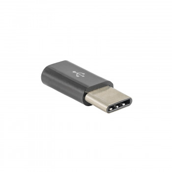 Akyga AK-AD-46 Micro-USB-B (naaras) USB-C (uros) adapteri, musta