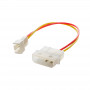 Akyga AK-CA-36 tuuletin-adapterikaapeli Molex (uros) 3-pin 5 V (uros), 15 cm