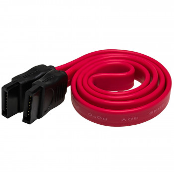 Akyga AK-CA-27 SATA-III-datakaapeli, 6 Gb/s, 0,5 m, punainen