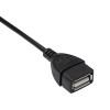 Akyga AK-AD-09 Micro USB-B (M) USB-A (F) OTG -adapterikaapeli, 15 cm, musta