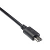 Akyga AK-AD-09 Micro USB-B (M) USB-A (F) OTG -adapterikaapeli, 15 cm, musta