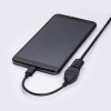 Akyga AK-AD-09 Micro USB-B (M) USB-A (F) OTG -adapterikaapeli, 15 cm, musta