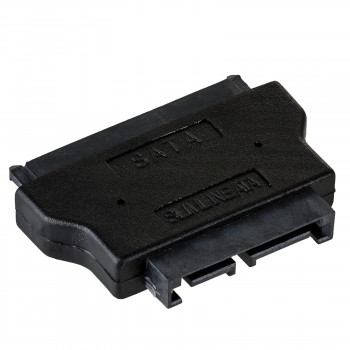 Akyga AK-CA-53 Slim-SATA (uros) SATA 22-pin (naaras) -adapteri, musta