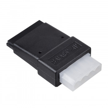 Akyga AK-CA-54 virtasovitinkaapeli Molex (naaras) SATA (naaras)