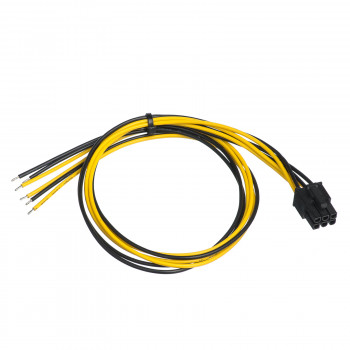 Akyga AK-SC-19 huoltokaapeli PC-virtalähteelle PCIe 6-pin, 45 cm