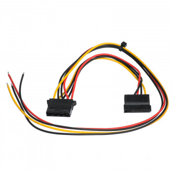 Akyga AK-SC-23 huoltokaapeli PC-virtalähteelle Molex-naaras / SATA-naaras, 40 / 15 cm